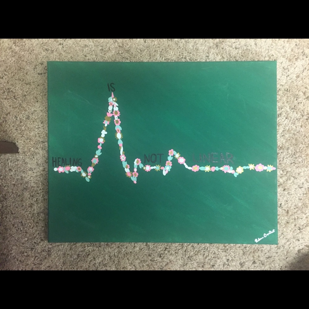 Healing is Not Linear Painting